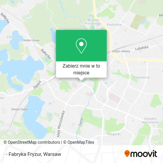 Mapa - Fabryka Fryzur