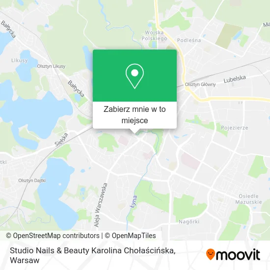 Mapa Studio Nails & Beauty Karolina Chołaścińska