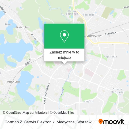 Mapa Gotman Z. Serwis Elektroniki Medycznej