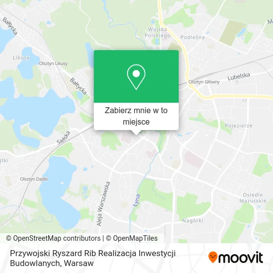 Mapa Przywojski Ryszard Rib Realizacja Inwestycji Budowlanych