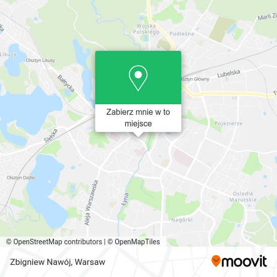 Mapa Zbigniew Nawój