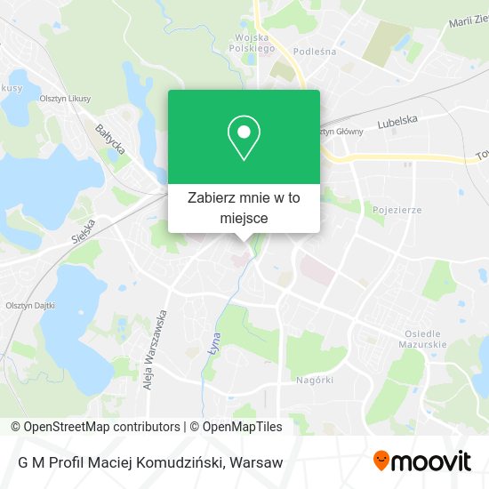 Mapa G M Profil Maciej Komudziński