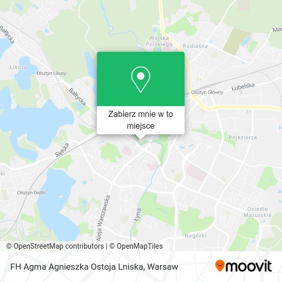 Mapa FH Agma Agnieszka Ostoja Lniska