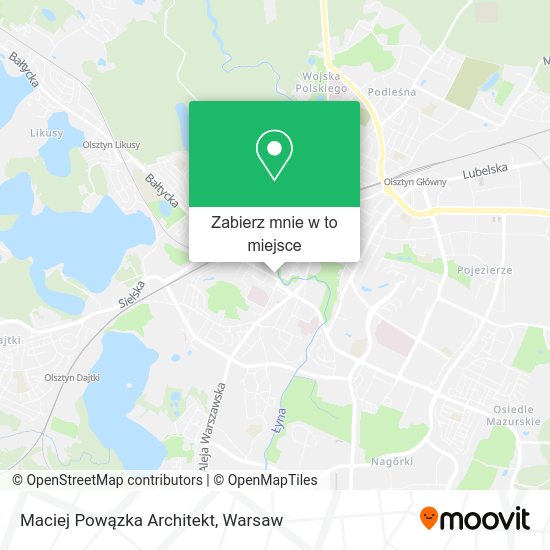 Mapa Maciej Powązka Architekt