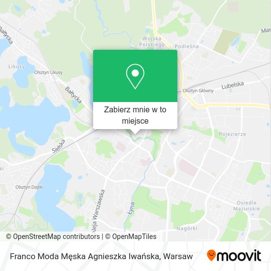 Mapa Franco Moda Męska Agnieszka Iwańska