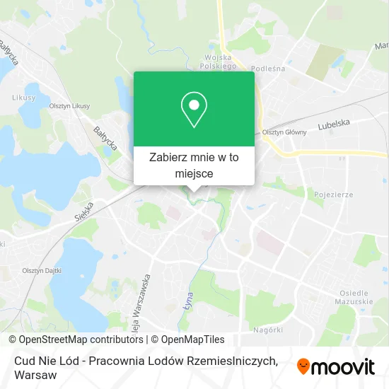 Mapa Cud Nie Lód - Pracownia Lodów Rzemieslniczych