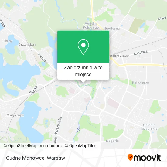 Mapa Cudne Manowce