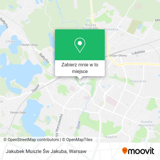 Mapa Jakubek Muszle Św Jakuba