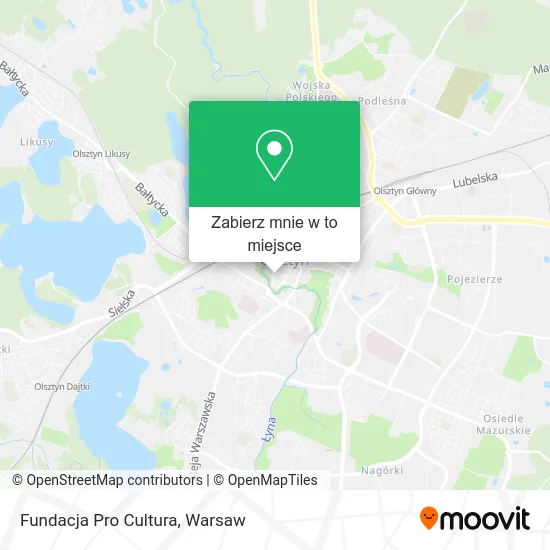 Mapa Fundacja Pro Cultura