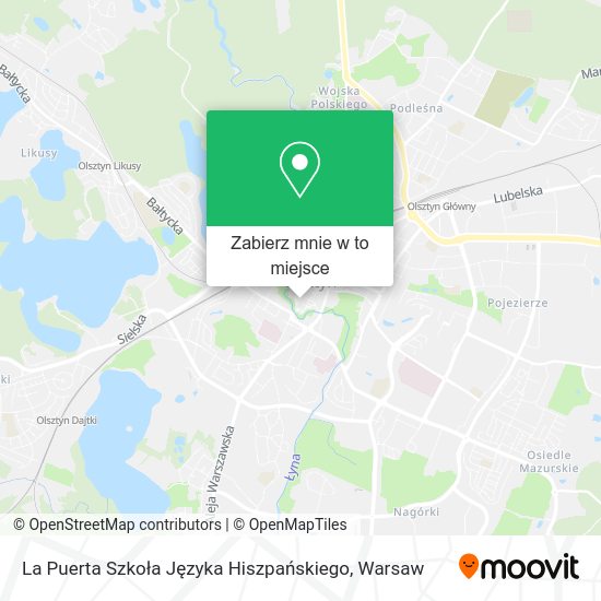 Mapa La Puerta Szkoła Języka Hiszpańskiego