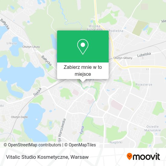 Mapa Vitalic Studio Kosmetyczne