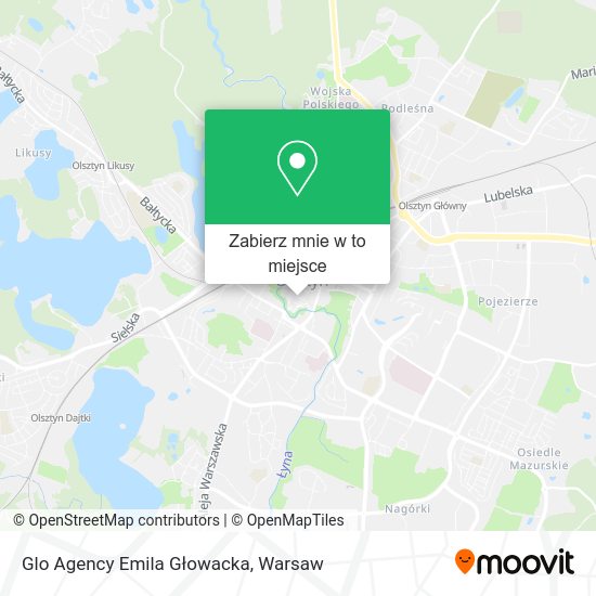 Mapa Glo Agency Emila Głowacka