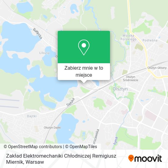 Mapa Zakład Elektromechaniki Chłodniczej Remigiusz Miernik