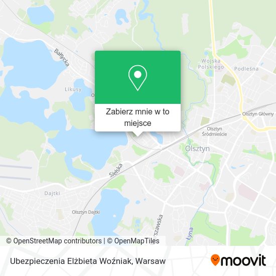 Mapa Ubezpieczenia Elżbieta Woźniak