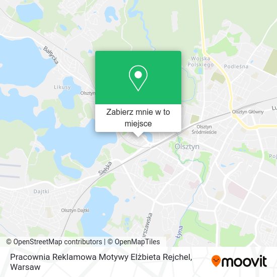 Mapa Pracownia Reklamowa Motywy Elżbieta Rejchel