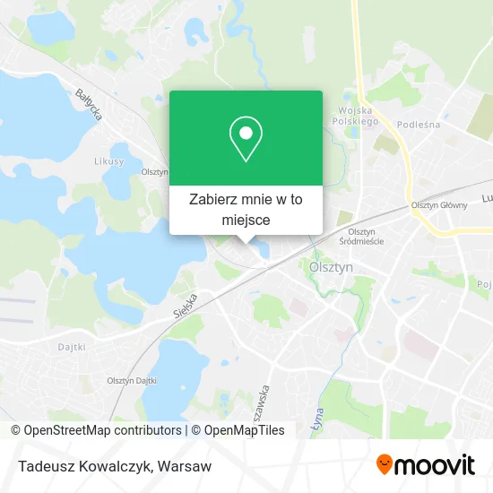 Mapa Tadeusz Kowalczyk