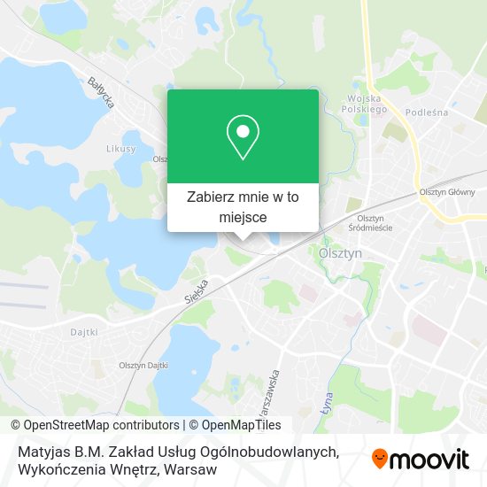 Mapa Matyjas B.M. Zakład Usług Ogólnobudowlanych, Wykończenia Wnętrz