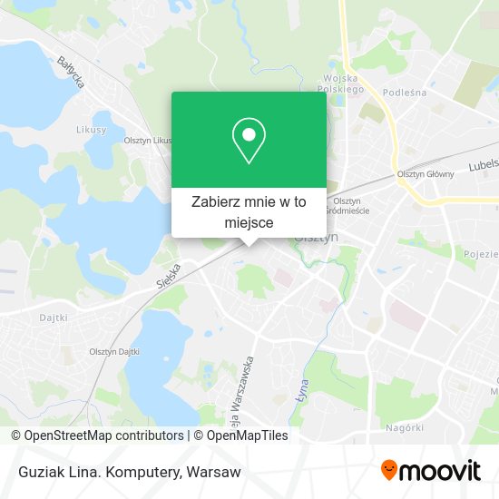 Mapa Guziak Lina. Komputery