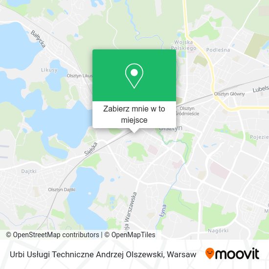 Mapa Urbi Usługi Techniczne Andrzej Olszewski