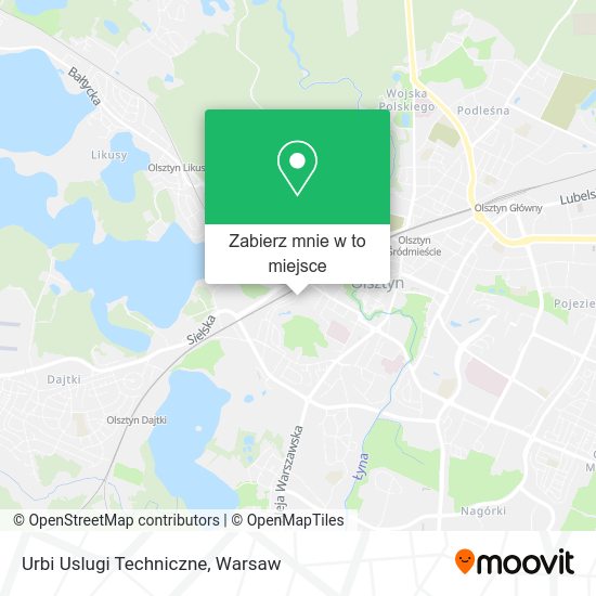 Mapa Urbi Uslugi Techniczne