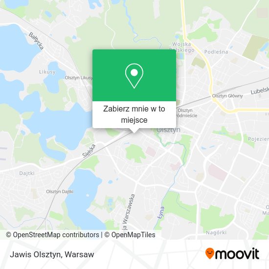 Mapa Jawis Olsztyn