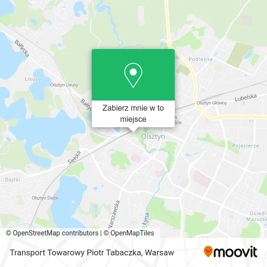 Mapa Transport Towarowy Piotr Tabaczka