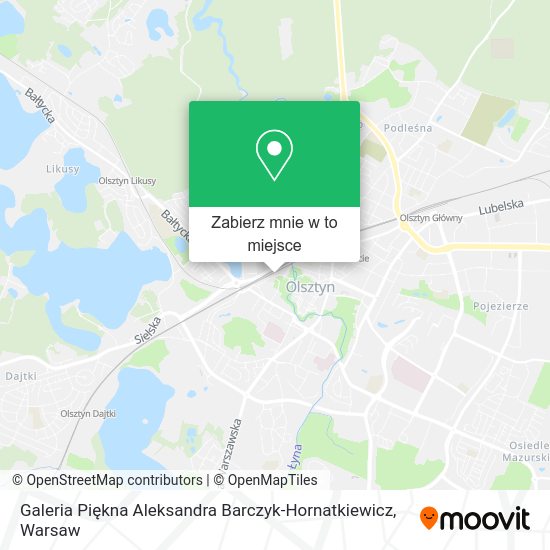 Mapa Galeria Piękna Aleksandra Barczyk-Hornatkiewicz