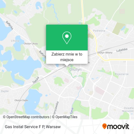 Mapa Gas Instal Service F P