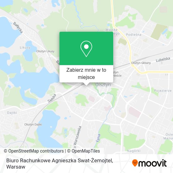 Mapa Biuro Rachunkowe Agnieszka Swat-Żemojtel