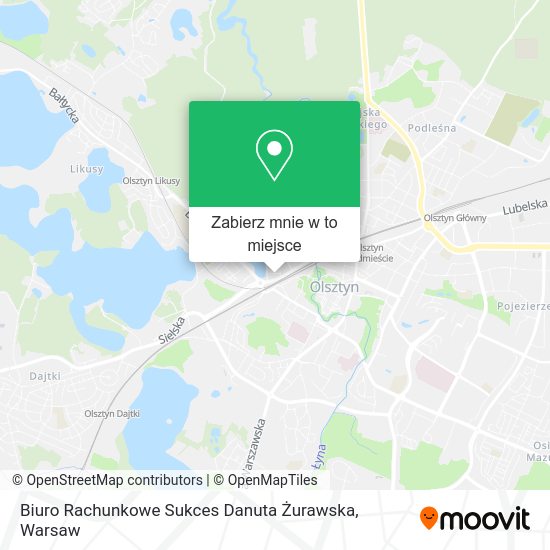 Mapa Biuro Rachunkowe Sukces Danuta Żurawska