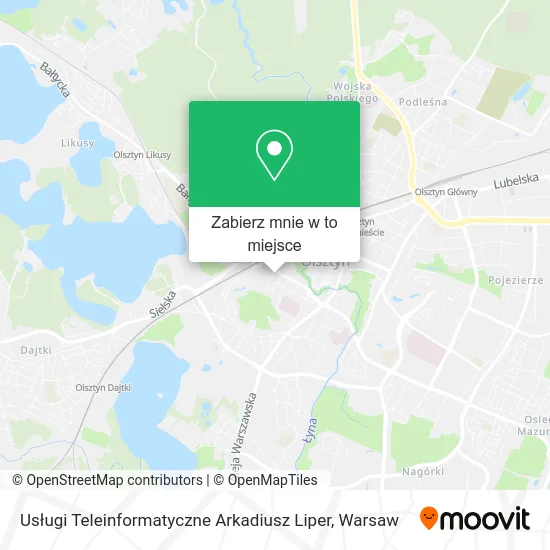 Mapa Usługi Teleinformatyczne Arkadiusz Liper