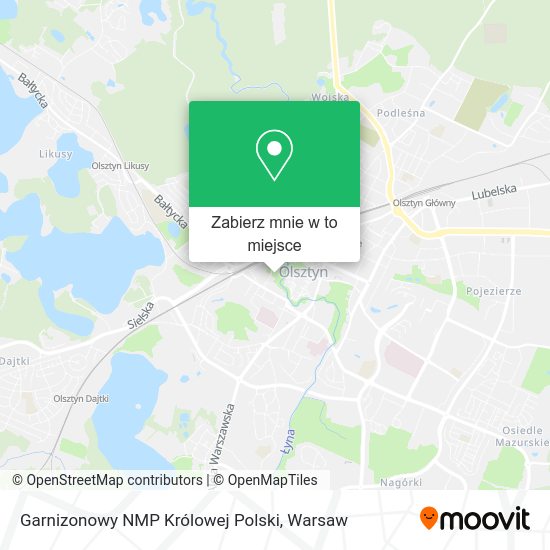 Mapa Garnizonowy NMP Królowej Polski