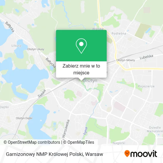 Mapa Garnizonowy NMP Królowej Polski