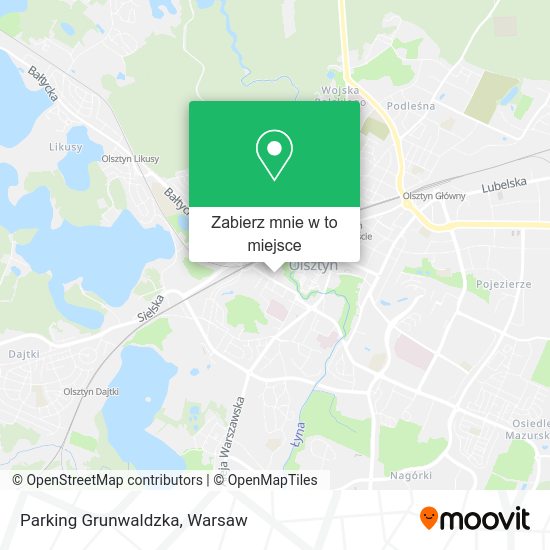 Mapa Parking Grunwaldzka