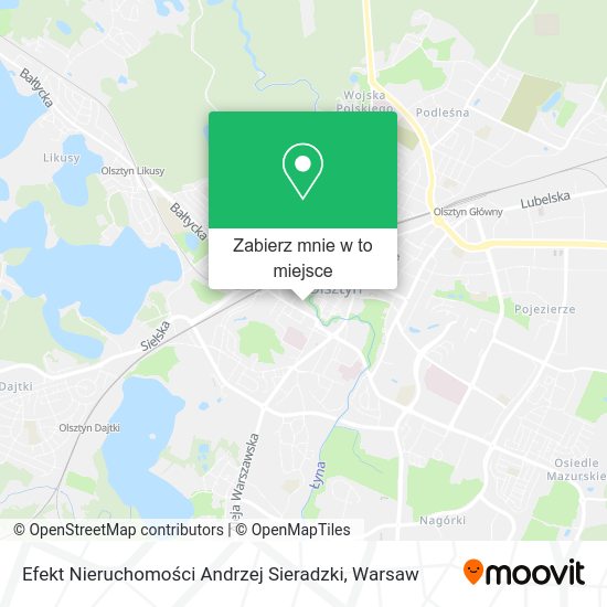 Mapa Efekt Nieruchomości Andrzej Sieradzki