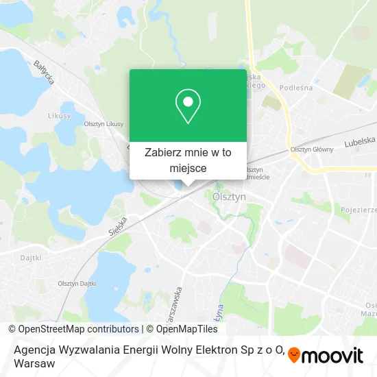 Mapa Agencja Wyzwalania Energii Wolny Elektron Sp z o O
