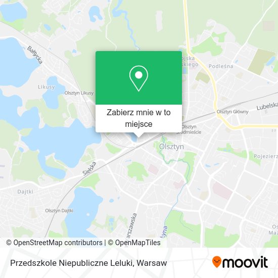 Mapa Przedszkole Niepubliczne Leluki