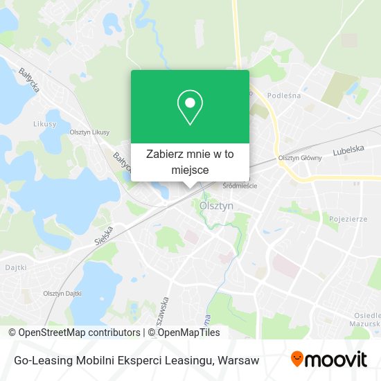 Mapa Go-Leasing Mobilni Eksperci Leasingu