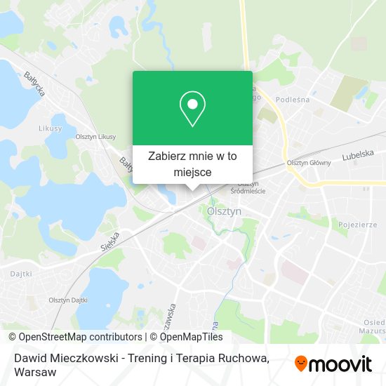 Mapa Dawid Mieczkowski - Trening i Terapia Ruchowa