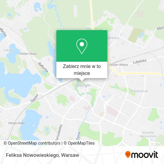 Mapa Feliksa Nowowieskiego