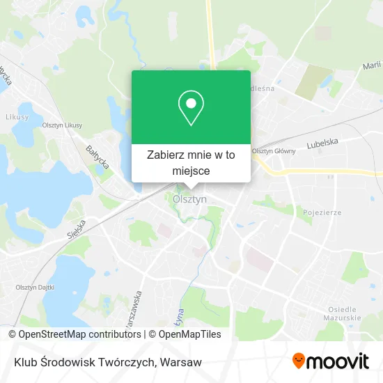 Mapa Klub Środowisk Twórczych