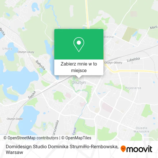 Mapa Domidesign Studio Dominika Strumiłło-Rembowska