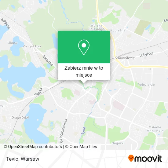 Mapa Tevio