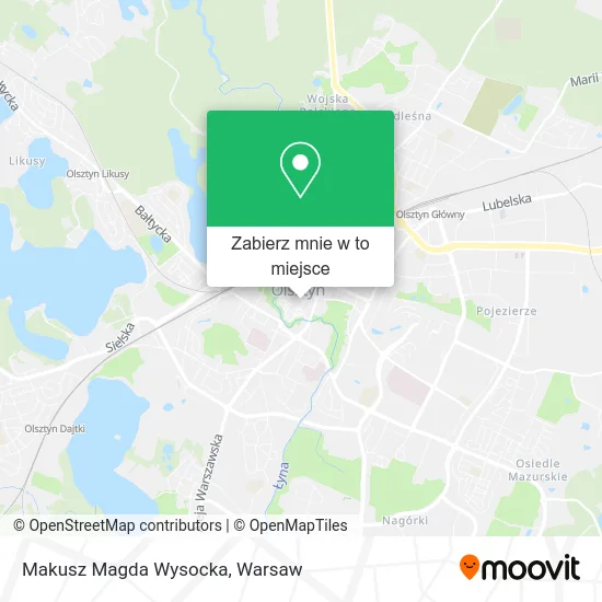 Mapa Makusz Magda Wysocka