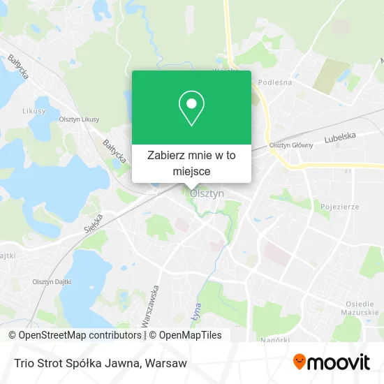 Mapa Trio Strot Spółka Jawna