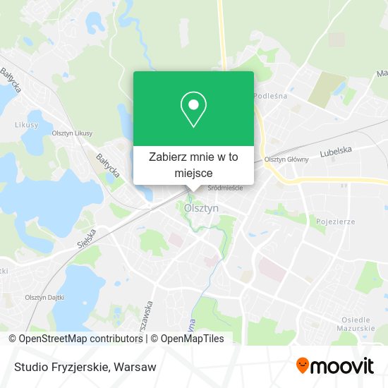 Mapa Studio Fryzjerskie