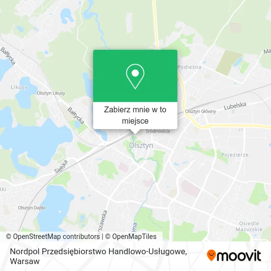 Mapa Nordpol Przedsiębiorstwo Handlowo-Usługowe