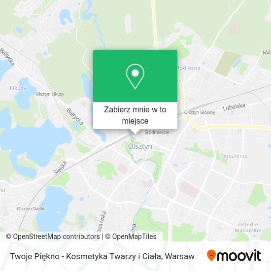 Mapa Twoje Piękno - Kosmetyka Twarzy i Ciała