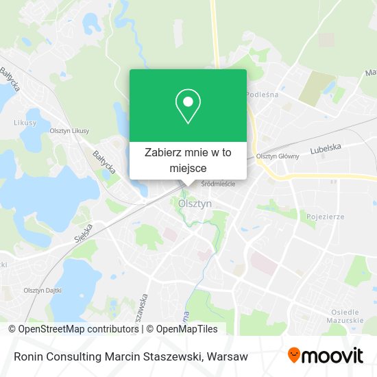 Mapa Ronin Consulting Marcin Staszewski