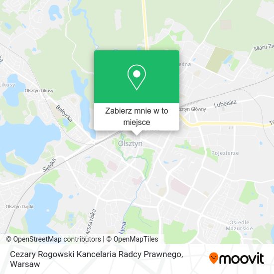 Mapa Cezary Rogowski Kancelaria Radcy Prawnego